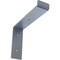 Ekena Millwork Steel Truss Shelf Bracket, Hammered Light Blue 2"W x 8"D x 6 3/4"H BKTM02X08X06TSHLB - alternate 1